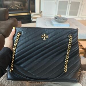 Tory Burch Black Quilted Shoulder Bag